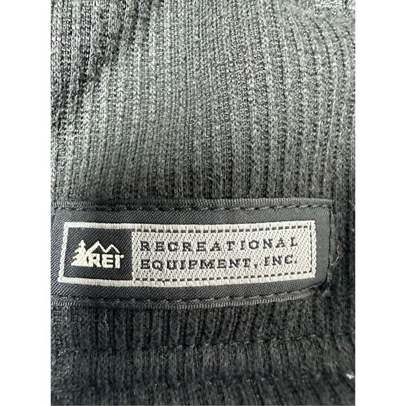 REI Polartec Fleece Vest Mens Size XL Black Ribbed Hike Outdoors Wind - Picture 8 of 11